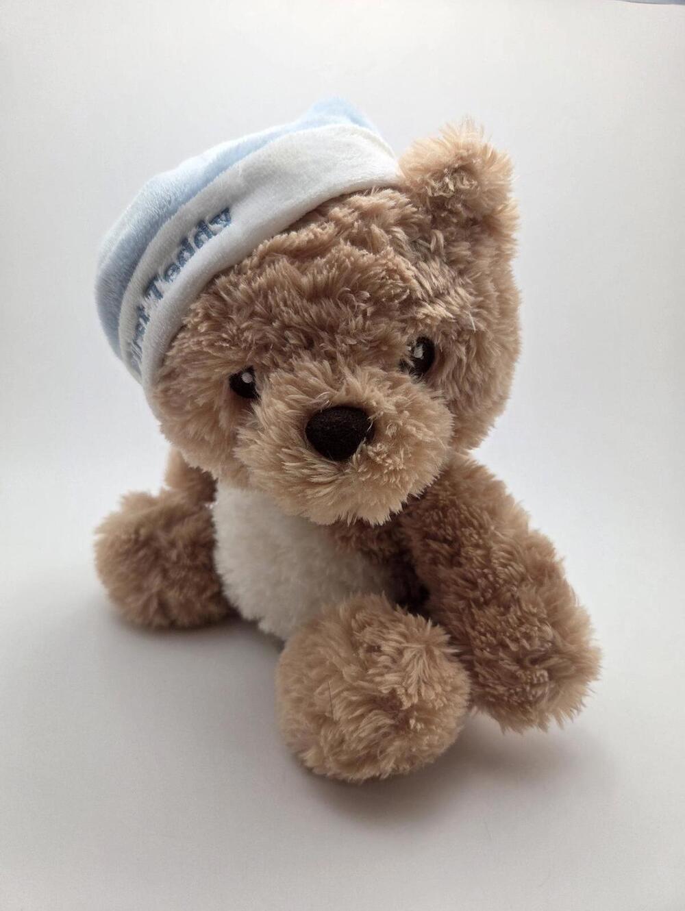 Aurora Baby "My First Teddy" Blue Nightcap Plush Soft (10 inch)